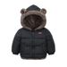 Reversible Fleece-lined Winter Coat For Kids - Warm Double-sided Jacket For Boys & Girls - Soft Nylon Outer Shell With Polyester Lining_voghion.com