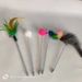 Climbing Frame Accessories With Screw Mouse Spring Feather Cat Toy Teaser Wand_voghion.com