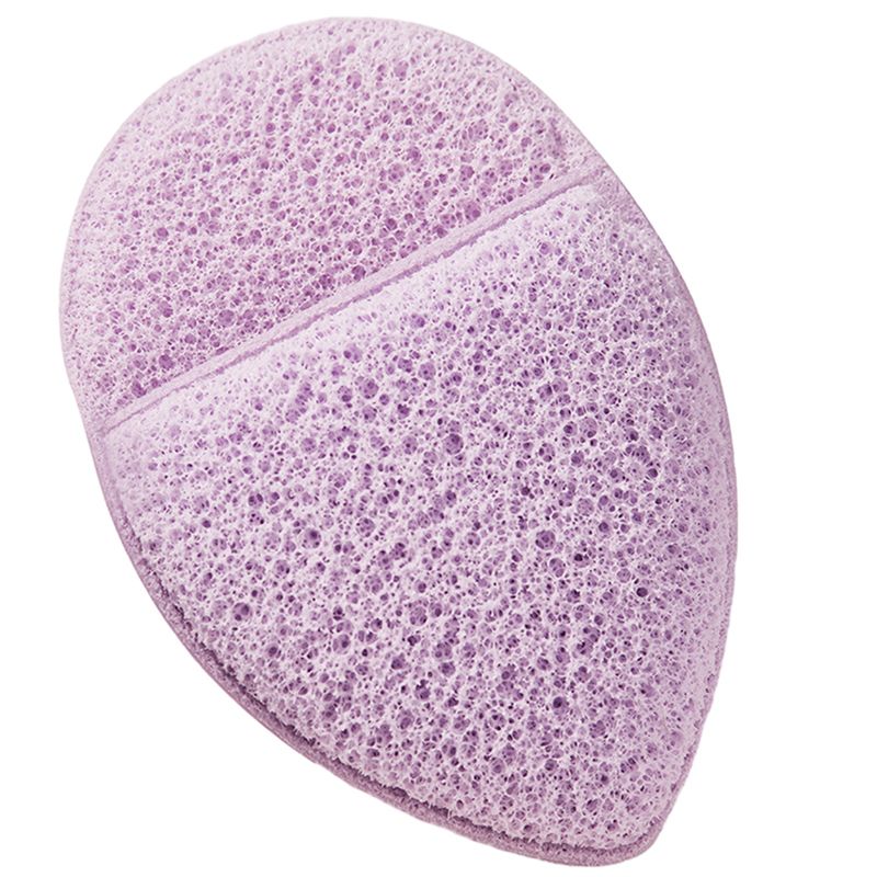 Återfuktande rengöringssvamp Mjuk vattendroppsformad Design Face Wash Mud Masque Puff för enkel makeupborttagning_voghion.com