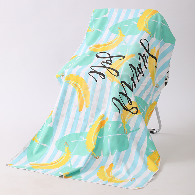 Turtle Print Double-Sided Plush Beach Towel - Quick Dry Absorbent Bath & Sports Towel (Ultra Soft Sand-Free UV Protection 180x90cm Large Size)​​_voghion.com