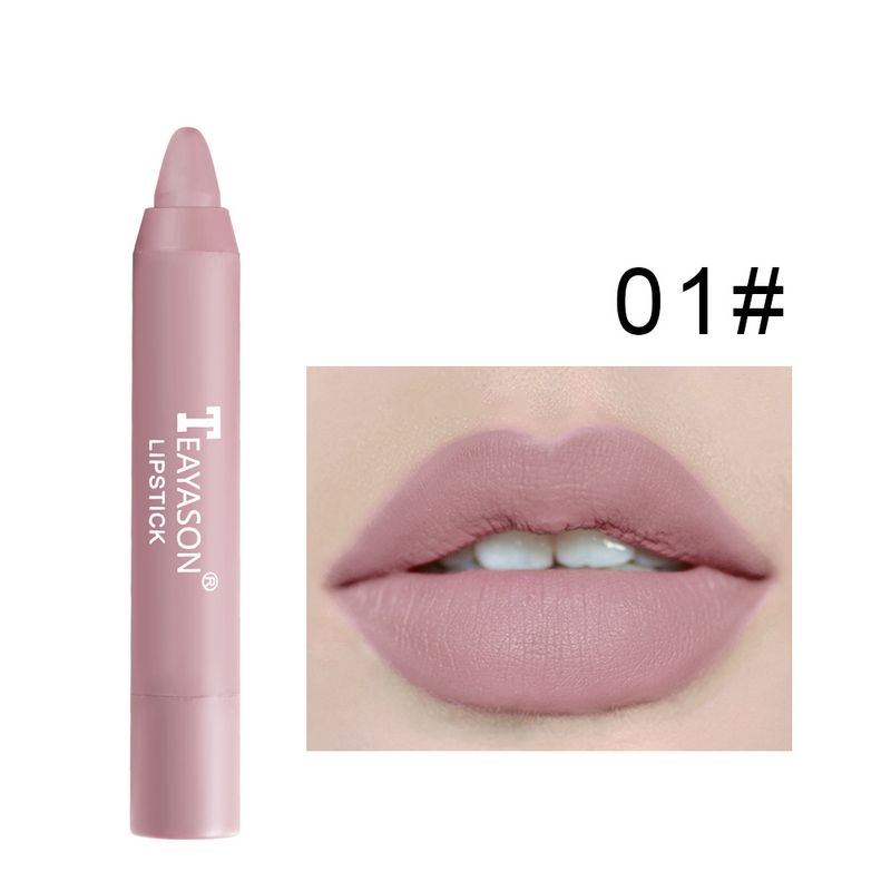 Rossetto opaco, lucidalabbra, intensamente pigmentato, idratante, facile da applicare, penna per rossetto rotante_voghion.com