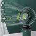 Mini Hand-held Fan Portable Folding Desk Fan Cooler Cooling USB Rechargeable Fan_voghion.com