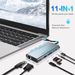 Type-C Dock 11in1 To HDMI Gigabit Network Rj45usb-c Dock With Hub Vga HUB_voghion.com