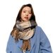 Sciarpa scozzese in cashmere extra large e spessa per donna, autunno inverno 2025, scaldacollo coreano Dongdaemun per studenti all'ingrosso_voghion.com