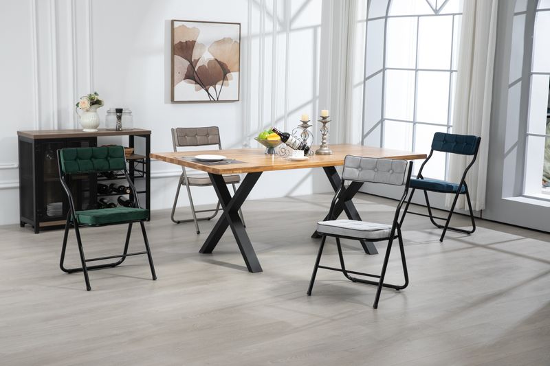 2er Set Faltstühle Mit Polster, Verde_voghion.com