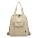 Urban Outing Fresh Schultertasche Damen Neue Mode Einfache Textur Student Pendler Rucksack_voghion.com