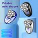 LCD Three-head Rechargeable Portable Electric Shaver Mini-Shave For Men Razor_voghion.com