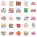 Stationery Sticker new English short sentence decoration notebook luggage cup stickers waterproof stickers_voghion.com