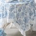 Coffee Tablecloth Picnic Tablecloth Rectangular Floral Lace Trim_voghion.com