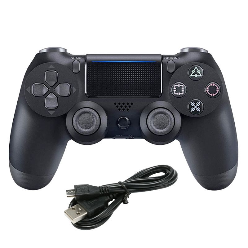 Wireless Analog Six-Axis Vibration With Light P4 Computer Game Controller_voghion.com