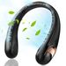 New Bladeless Neck Fan Lazy Silent Large Capacity Portable Digital Outdoor Fan Gao Rong_voghion.com