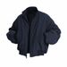 Short High-End Silhouette Flight Jacket For Men Spring American Style Trendy Brand Stand Collar Melard Loose Coat_voghion.com