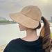 Hot Sale Women's Summer Soft Cotton Protection Bucket Outdoor Beach Adjustable Sun Shade Solid Color Fisherman Hat_voghion.com