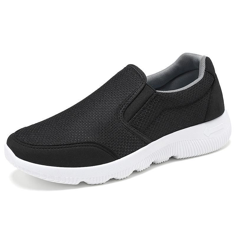 Buty damskie oddychające, latające, tkane, trampki, buty materiałowe, buty codzienne_voghion.com