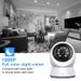 Smart WiFi Security Camera - Indoor 360° Pan/Tilt With HD Night Vision & Motion Tracking (2-Way Audio Phone Remote Control Cloud Storage)_voghion.com