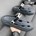 Cave Shoes For Men, Summer Fashion, Outerwear, With A Sense Of Stepping On Poop, Sports Slippers, Casual And_voghion.com