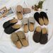 Weite Passform Clogs aus echtem Leder Kork Halbschuhe 2025 Neue Lazy Casual Slip-On Schuhe_voghion.com