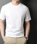 Kolumb Simple Yet Elegant, Soft And Comfortable, A Plain-colored Short-sleeved T-shirt._voghion.com
