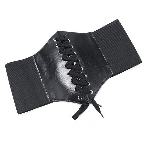 Breiter Damenbund, Palast-Stil, modische Krawattenverzierung, vielseitiger Pullover, Rock, Gummiband, Taillengürtel,_voghion.com