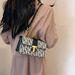 Advanced Texture Women's 2025 New French Printed Chain Diagonal Cross Versatile Shoulder Small Square Bag_voghion.com