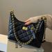Quilted Small Style Chain Tote For Women 2025 New Commuter Versatile Underarm Single Shoulder Crossbody Bag_voghion.com