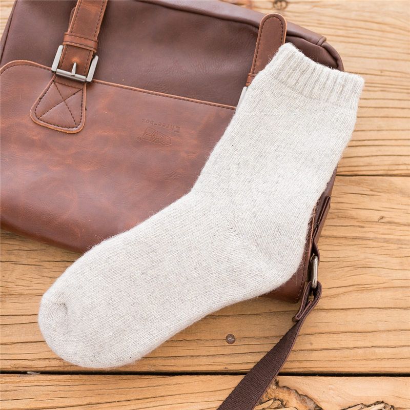 Autumn and Winter Huge Thick Wool Socks Large Size Mid-Length Socks for Men and Women Thickened Warm Terry Socks Stockings Fleece-Lined Towel Socks So_voghion.com