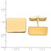 14K Men's Rectangular Cuff Links_voghion.com