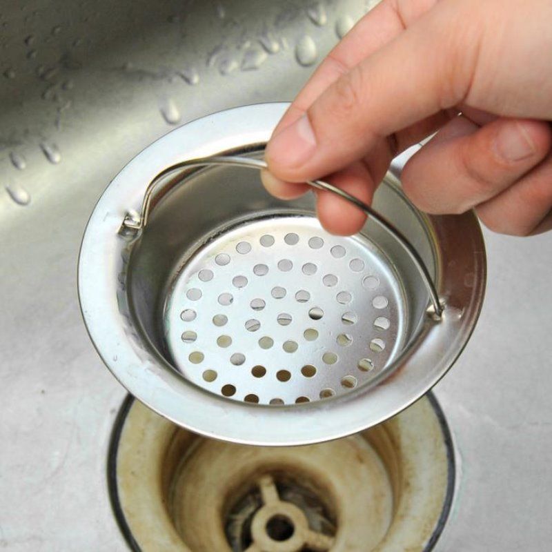 Stainless Steel Portable Floor Drain Bathroom Kitchen Sink Filter Sewer Filter_voghion.com