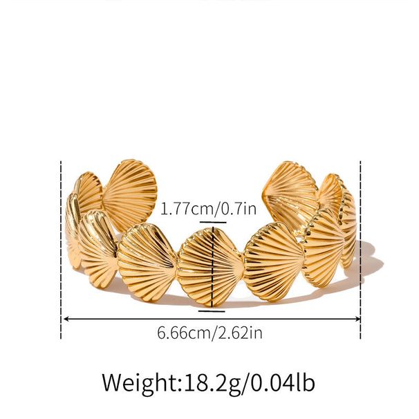 Sommer Strand Urlaub Ozean Element Shell Armband Open Design Schmuck Mode Alle Match Farbe Erhaltung Armband_voghion.com