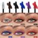 Sex färger svart och vitt, blått rött, lila brunt ögonsvart, tjockt, avlångt, vattentätt, gör dig inte yr, lätt att ta bort smink_voghion.com