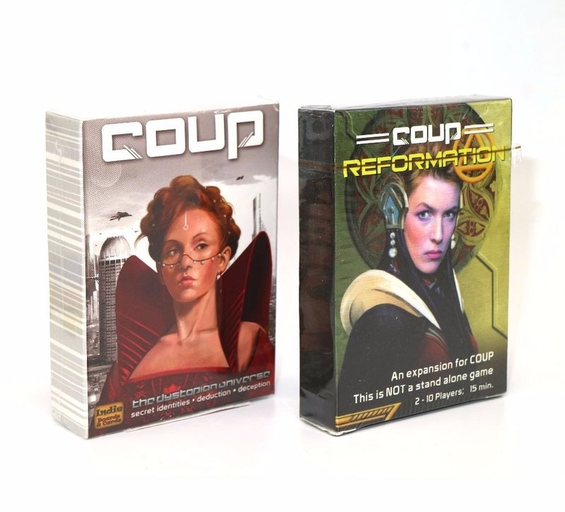 Coup – Das schnelle und unterhaltsame Bluff-Partyspiel, perfekt für den Familienspieleabend mit Ihren Teenagern oder Freunden. Können Sie mit Ihrem Bluff durchkommen? Über 1 Million Kopien_voghion.com