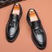 Herrenmode Quaste Weiche Mokassins Herren Echtleder Casual Loafers Outdoor Driving Flats Schuhe_voghion.com
