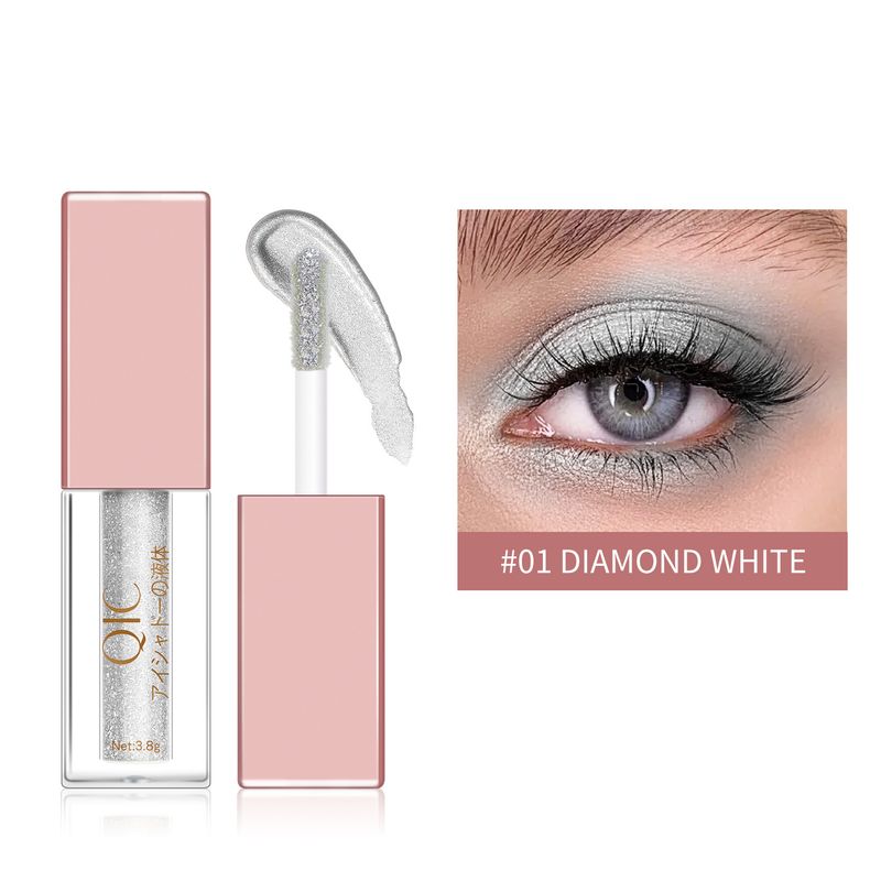 Frumusețe Sănătate Qic Qi Ni Culoare Opt Culoare Fard de Ochi Strălucitor Lichid Diamond Flash Eye Worms Bright Pearl Lichid Eye Shadow_voghion.com