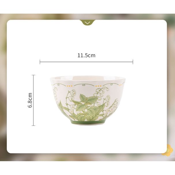 Minimalist INS Style And Set Home Luxury High-end Ceramic Rice Bowl Plate Tableware Combination Single Piece_voghion.com