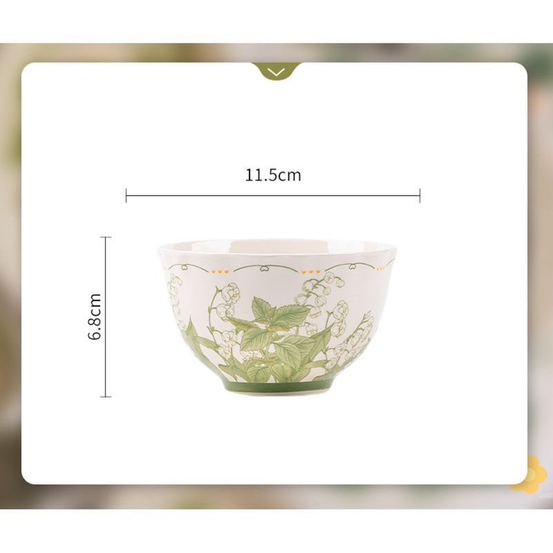 Conjunto minimalista de estilo INS e conjunto de luxo para casa, tigela de arroz de cerâmica de alta qualidade, prato, talheres, combinação de peça única_voghion.com