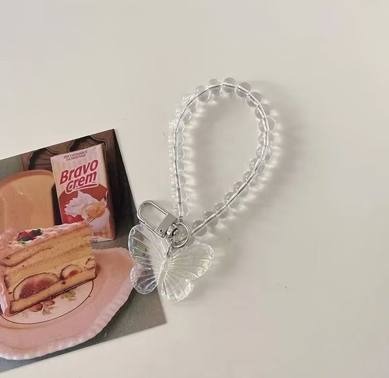 Perline di lusso per cordino per cellulare a forma di sirena, ciondoli per telefono fatti a mano, portachiavi anti-smarrimento per telefono cellulare, regalo per donne e ragazze_voghion.com