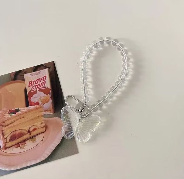 Perline di lusso per cordino per cellulare a forma di sirena, ciondoli per telefono fatti a mano, portachiavi anti-smarrimento per telefono cellulare, regalo per donne e ragazze_voghion.com