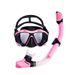 Snorkeg equipment Diving mirror Snorkel set Large frame silicone diving mask Full dry snorkel_voghion.com