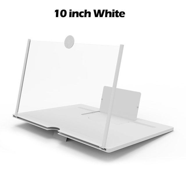 12/10 inch 3D-schermversterker Mobiele telefoonscherm Videovergroter voor smartphone Vergroot scherm Telefoonstandaardbeugel_voghion.com