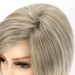 TISHING slāņaini, īsi, blondi viļņaini, piemēroti baltiem sieviešu zoda garumam, pelēki zeltaini sānu elfa taisni mati_voghion.com