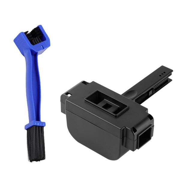 Velosipēda ķēdes mazgātāja ķēdes birstes tīrīšanas komplekts motocikla ķēdes tīrīšanas birste daudzfunkcionāls ķēdes tīrīšanas instruments_voghion.com