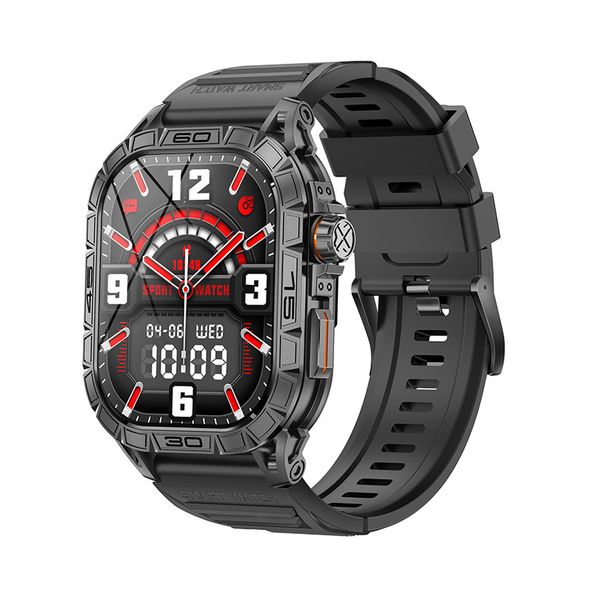 K63 Smart Watch With Bluetooth Calling, 1.96" AMOLED Display, Heart Rate Monitor, Multi-Sport Tracking, Weather & Music_voghion.com