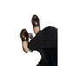 Height Increasing Slimming Camellia Loafers Slip-On Brown Chunky High Heel Women's Single French Hepburn Style Small_voghion.com