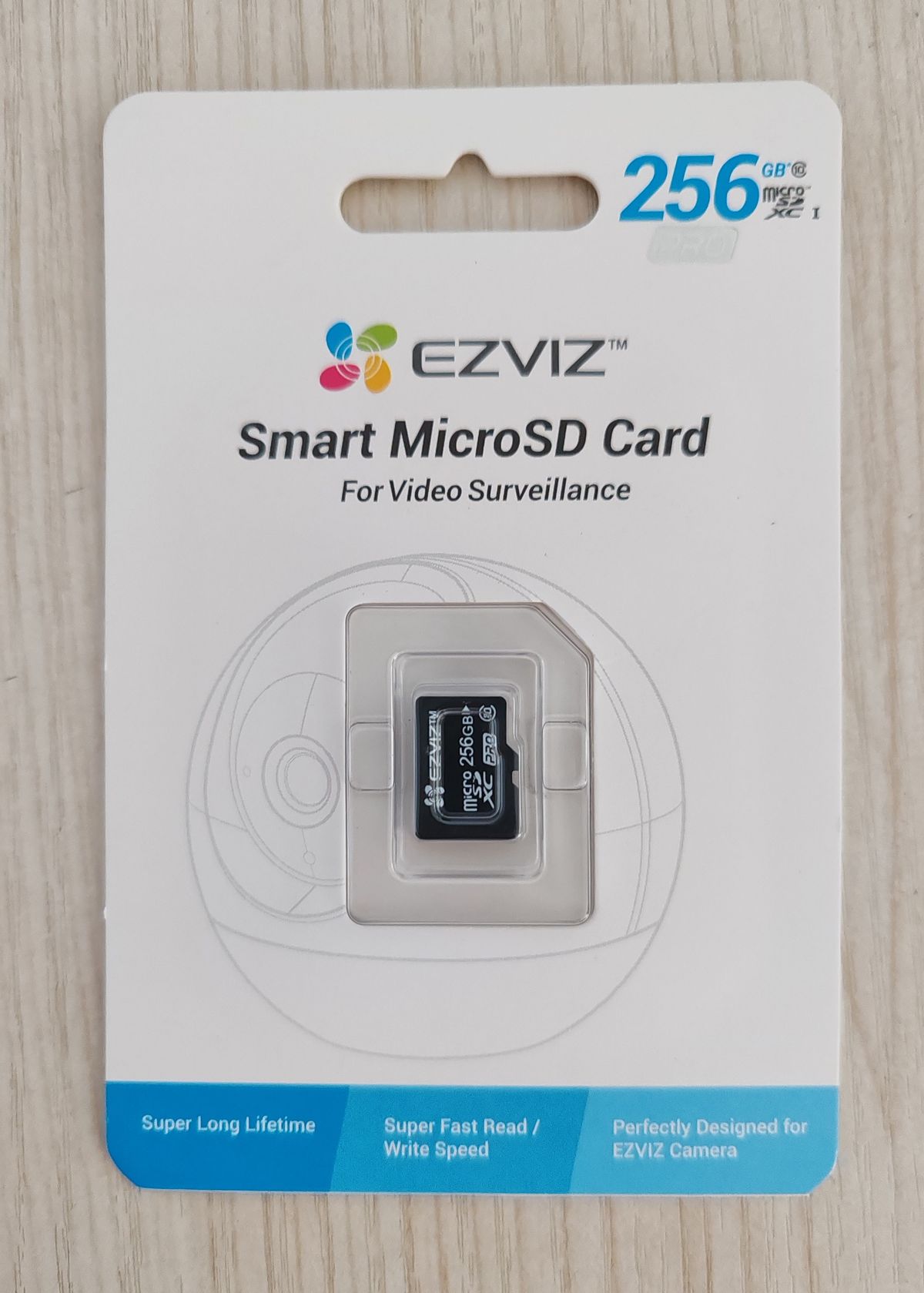 Ezviz Fluorite 256G Memory Camera Video Iwwerwaachung High-Speed C10 TF Micro SD Kaart_voghion.com