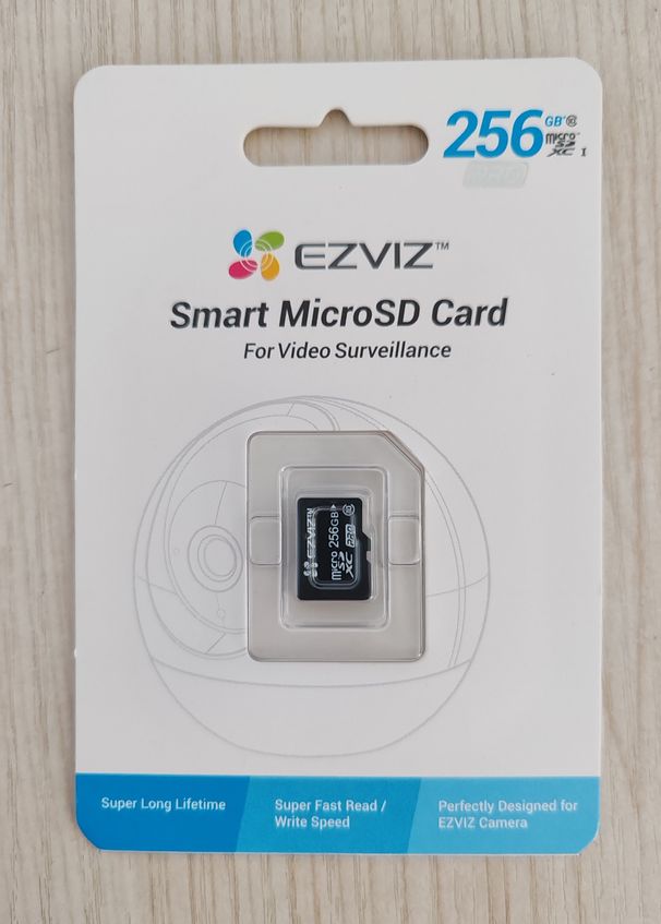Ezviz Fluorite 256G Memory Camera Video Iwwerwaachung High-Speed C10 TF Micro SD Kaart_voghion.com