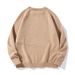 Men's Fleece-Lined Thick Knit Sweater – Warm Round Neck Pullover For Autumn & Winter (Black/Beige/Brown, Sizes M-Xxl)_voghion.com