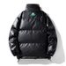 2025 New Winter Stand Collar PU Leather Men's Trendy Brand White Duck Down Puffer Jacket Couple Coat_voghion.com