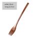 4Pcs Natural Wooden Spoon Fork Rice Soups Utensil Cereal Handmade Home Tableware_voghion.com