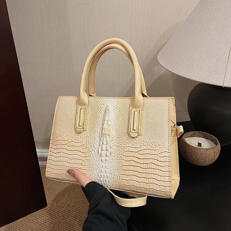 2023 neue Trendy Winter Mode Handtasche Tote Stein Muster Große Kapazität Eine Schulter Diagonal Straddle Tasche_voghion.com