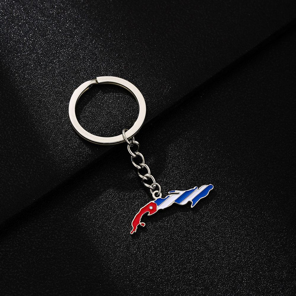 Portachiavi con ciondolo a goccia di olio cubano, decorazione per uomo e donna, stile etnico, versatile, in acciaio al titanio_voghion.com